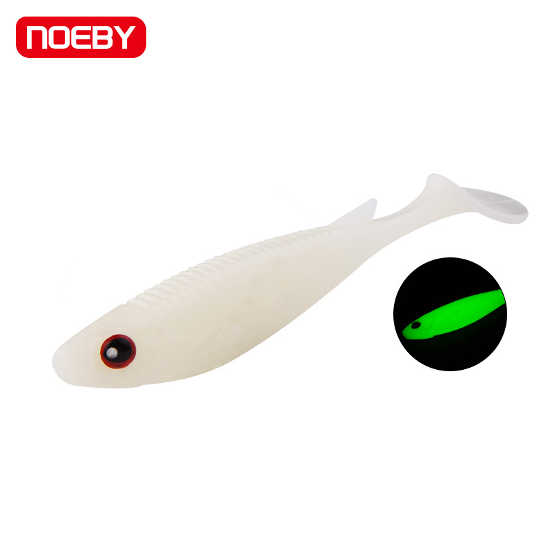 Mermaid T-tail Soft Fish Lure, Universal Freshwater Saltwater Soft Worm Bait for Pond Bass Fishing Tackle – Hard Lure – view 5