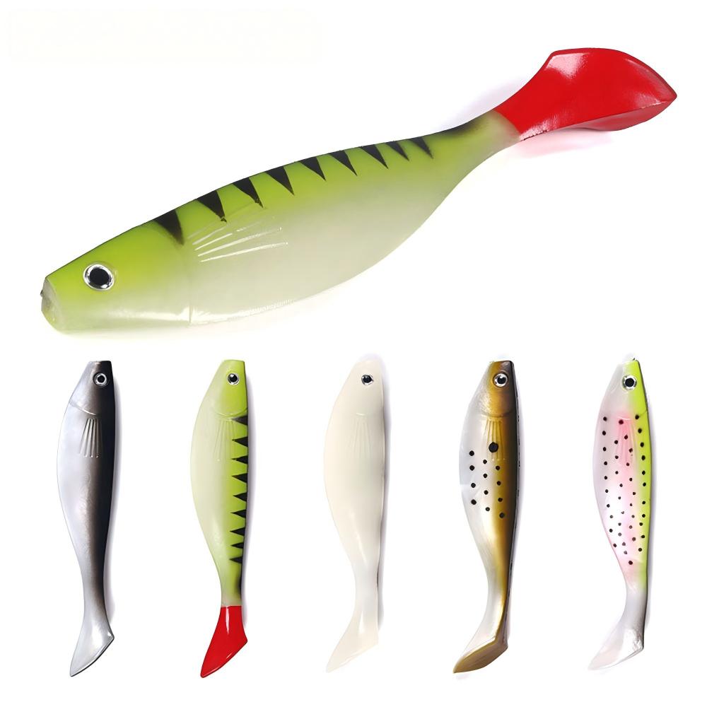 Cross-border Deep Sea Fishing 15cm 26g Large Mermaid Bionic T-tail Soft Fish Lure Saltwater Artificial Bait – Hard Lure – view 5