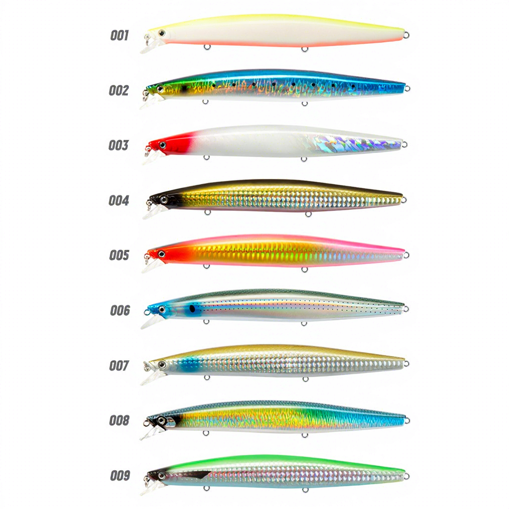 Japanese-style Artificial Hard Bait Long-Cast Lure Minnow Dead-Bait System Floating Vibrating Twitch-and-Pause Action Bass Fish – Hard Lure – view 2