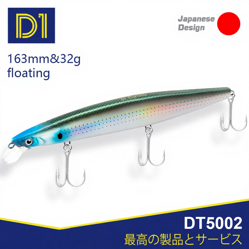 Japanese-style Artificial Hard Bait Long-Cast Lure Minnow Dead-Bait System Floating Vibrating Twitch-and-Pause Action Bass Fish – Hard Lure – view 5