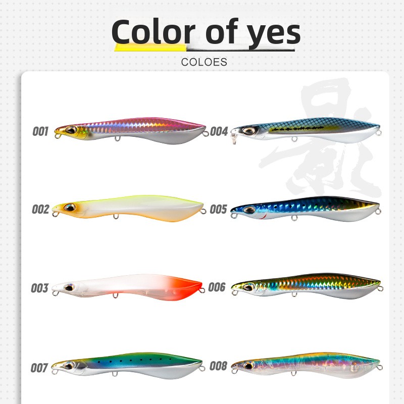 Artificial Hard Bait Fishing Pencil Lure-Topwater Sinking & Floating 115mm Without Hooks-for Bass – Hard Lure – view 5