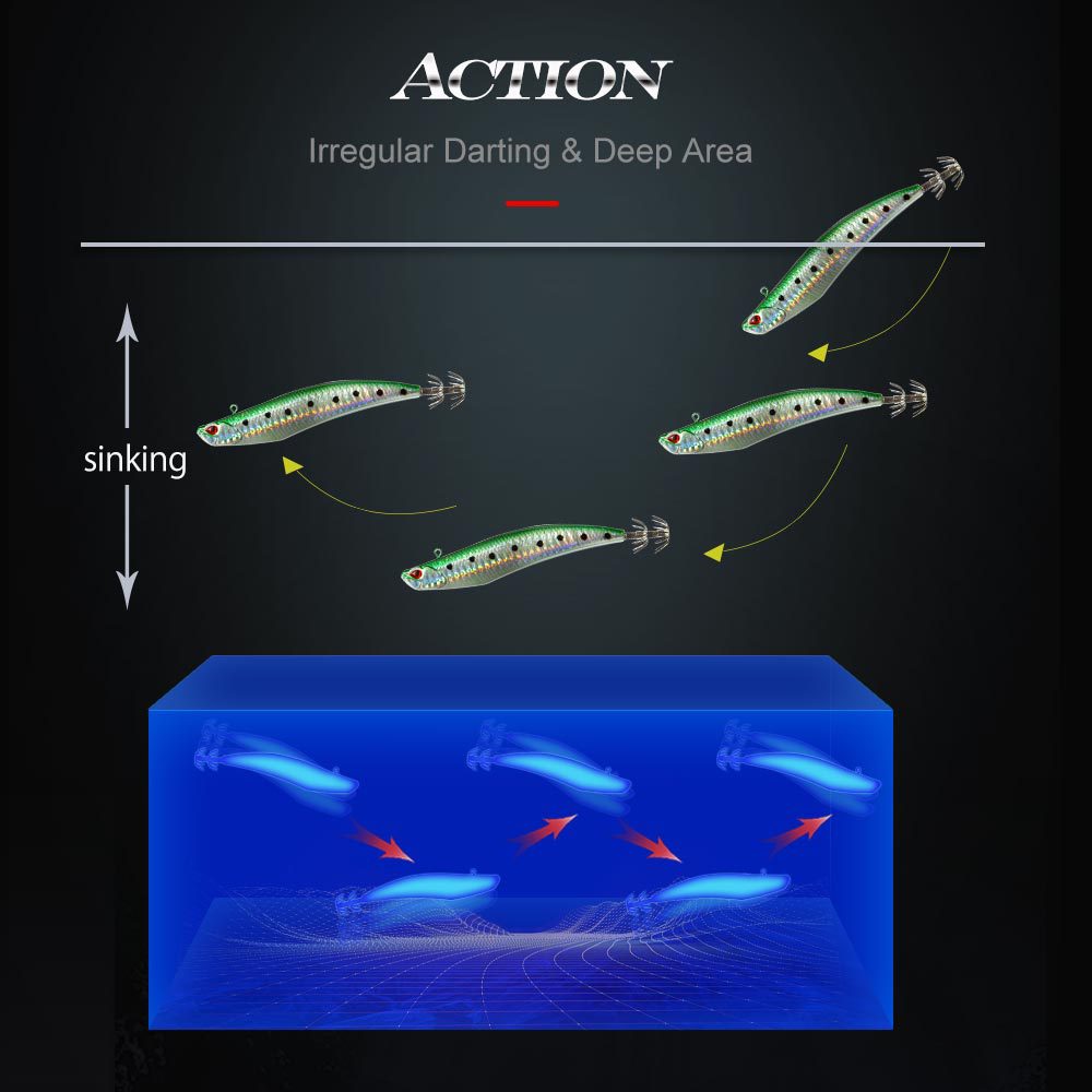Wholesale Bionic Multi-Hook Artificial Soft Bait Rubber Mesh Luminous Shrimp Squid Jigs Crankbaits for Saltwater Fish Sea – Soft Lure – view 4