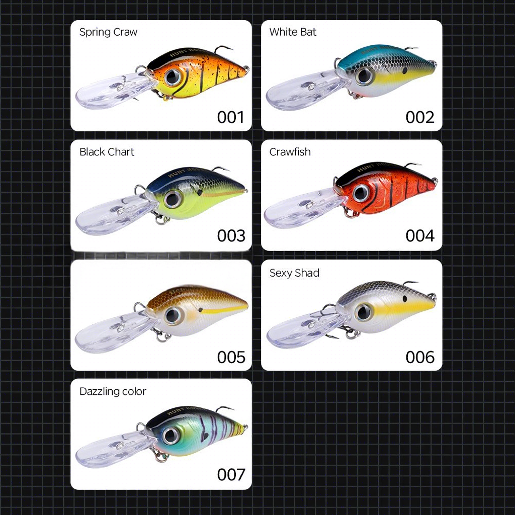 Lure Fat Minnow Floating Twitching Diving Artificial Hard Bait for Freshwater Snakehead Bass Saltwater Sea Bass Without Hooks – Hard Lure – view 4