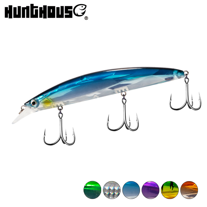 Laser Long-Tail Crankbait Luminous Floating Minnow Lure for Bass Artificial Hard Bait Without Hooks – Hard Lure – view 4