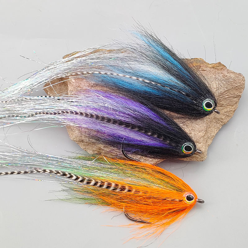Multi-color Big-eye PVC Imitation Bait with Streamer, Mid-water Trout Fly Fishing Lure, Durable High Carbon Steel Fly Tackle – Hard Lure – view 4