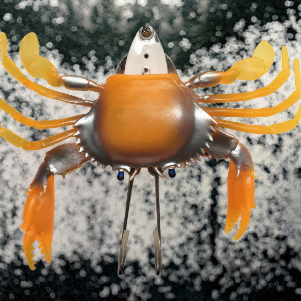 Customized PVC Crab Bait Artificial Seawater Fishing Lure Soft Baits for Stream Lake River & Boat Trolling Accessories – Soft Lure – view 3