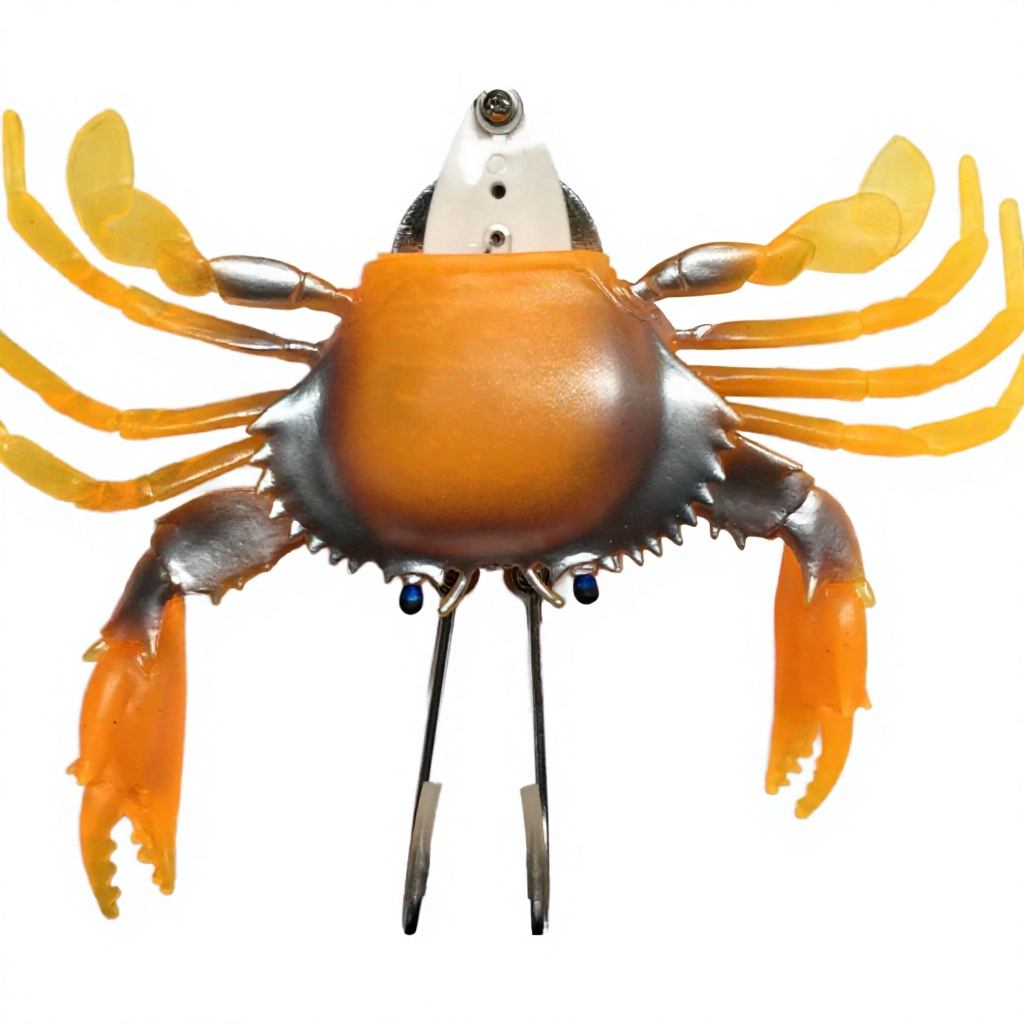 Customized PVC Crab Bait Artificial Seawater Fishing Lure Soft Baits for Stream Lake River & Boat Trolling Accessories – Soft Lure – view 4