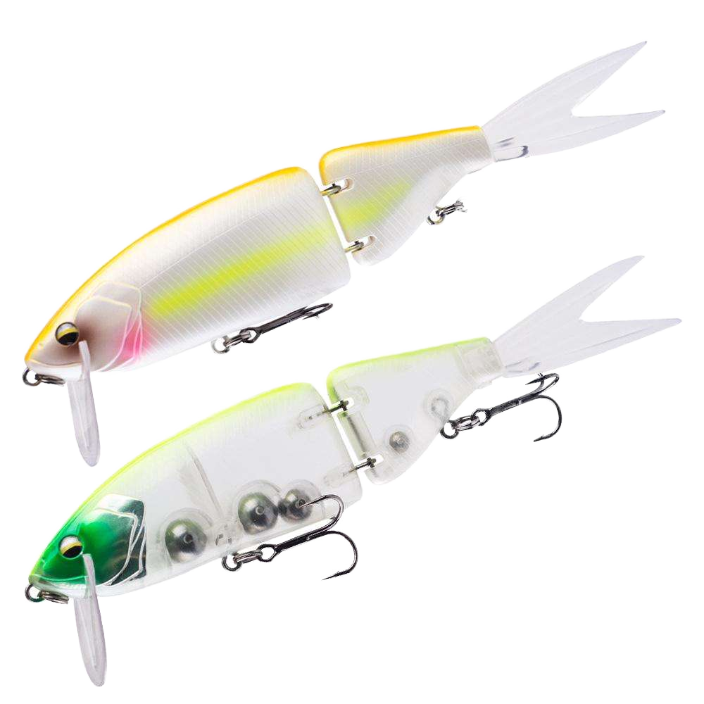 Floating Multi-Joint Trolling & Gliding Hard Minnow, Double Jointed Fishing Lure, 165mm / 135mm – Fishing Lure – view 2
