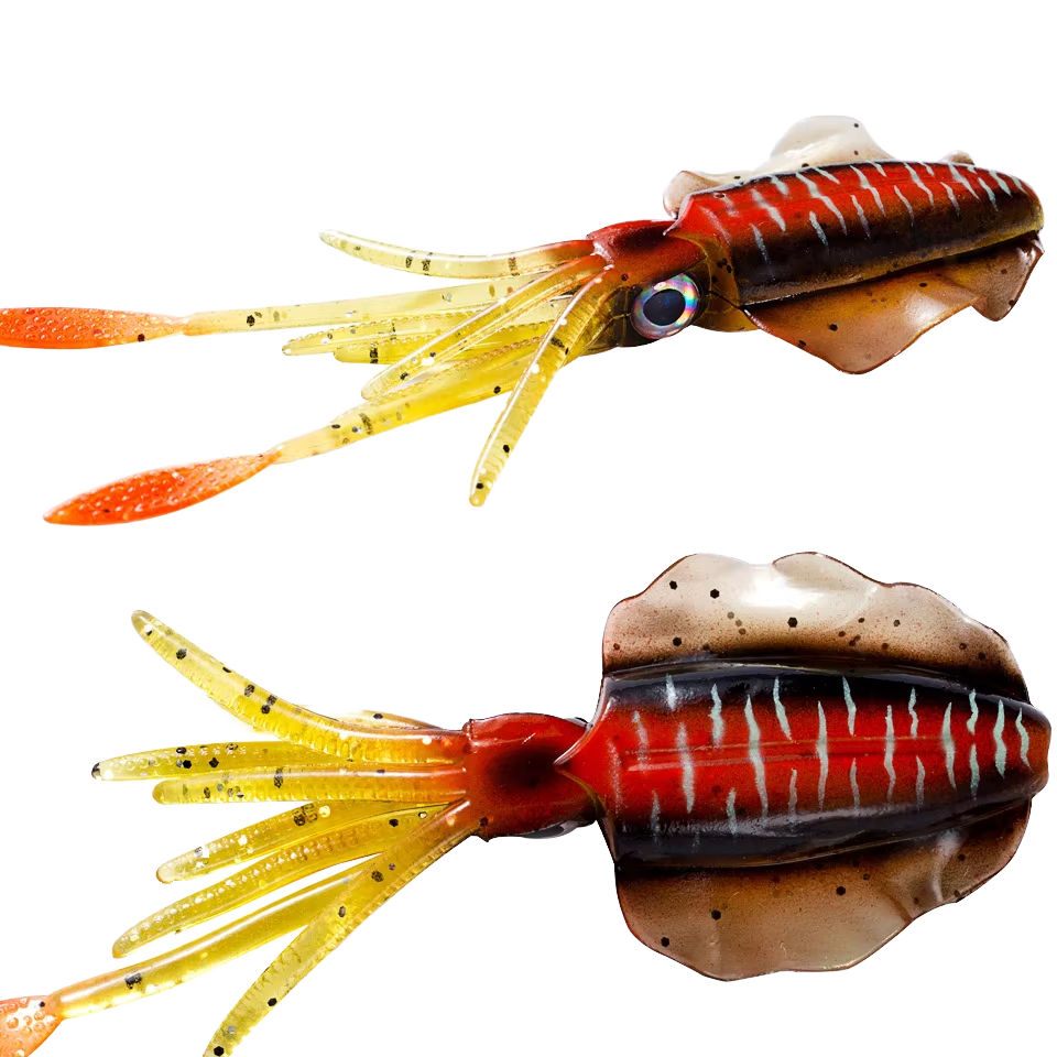 New Luminous Trolling Soft Squid Lure, Silicone Octopus Skirt Soft Bait – Hard Lure – view 1