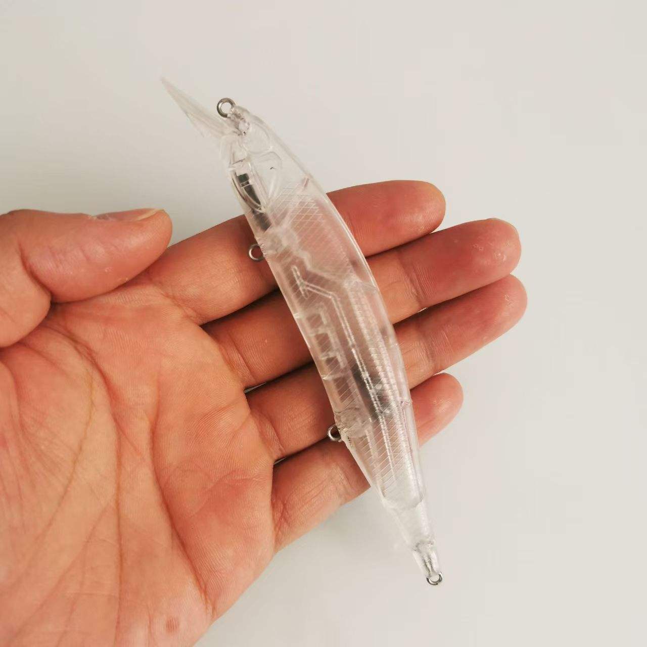 New Japanese Style DIY Floating Minnow Blank Lure Body, Unpainted Transferable Fishing Lure – Hard Lure – view 4