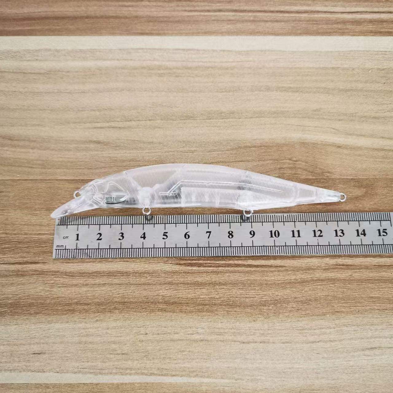 New Japanese Style DIY Floating Minnow Blank Lure Body, Unpainted Transferable Fishing Lure – Hard Lure – view 2