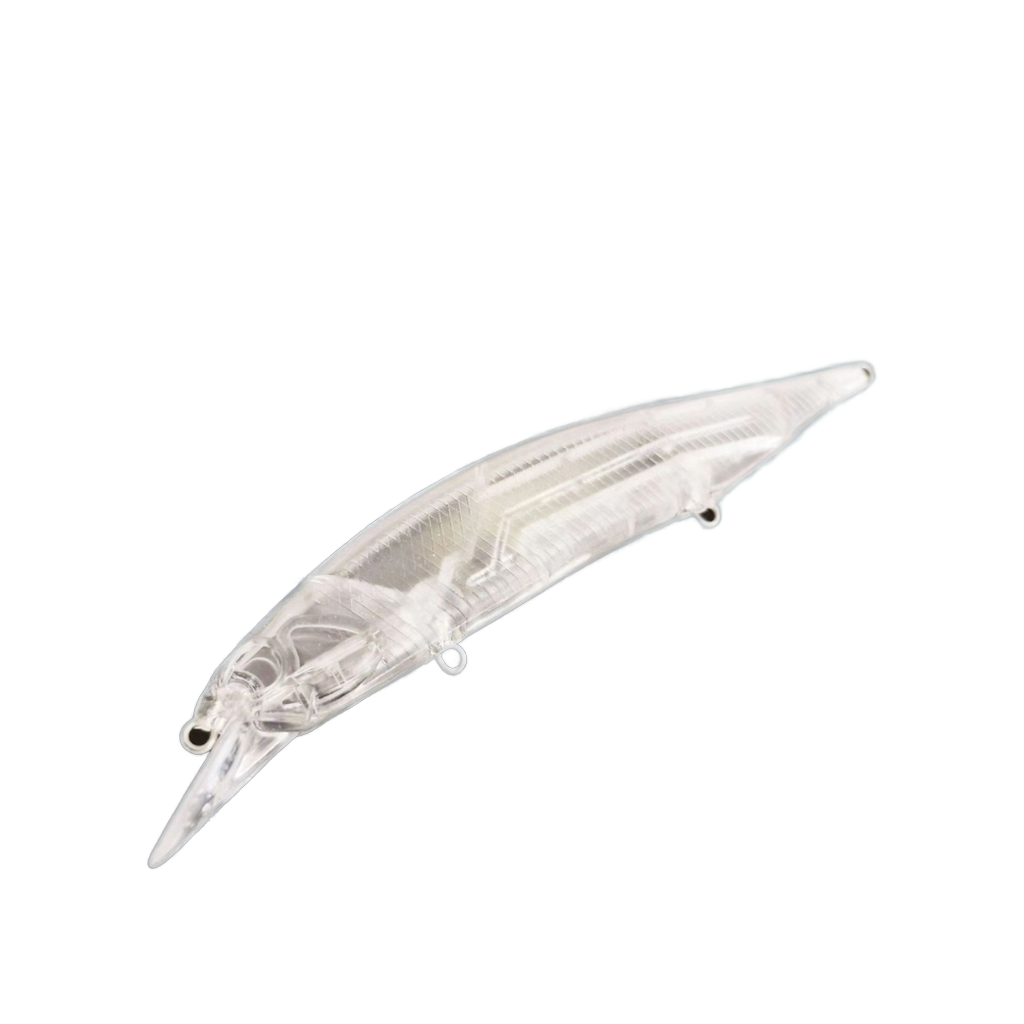 New Japanese Style DIY Floating Minnow Blank Lure Body, Unpainted Transferable Fishing Lure – Hard Lure – view 1