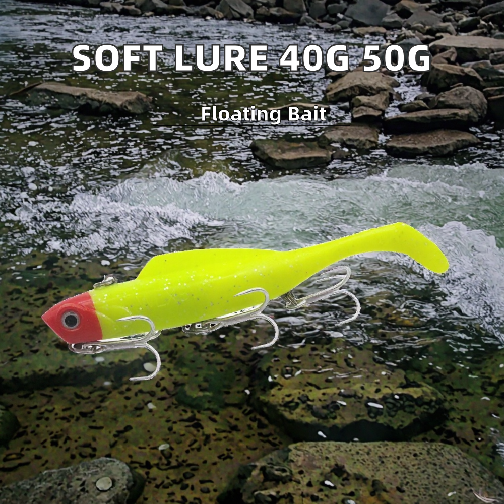 Wholesale 40g Soft Lure Artificial Hard Bait Lead Head Jig Floating Fishing Lure for Ocean Boat and River – Hard Lure – view 2