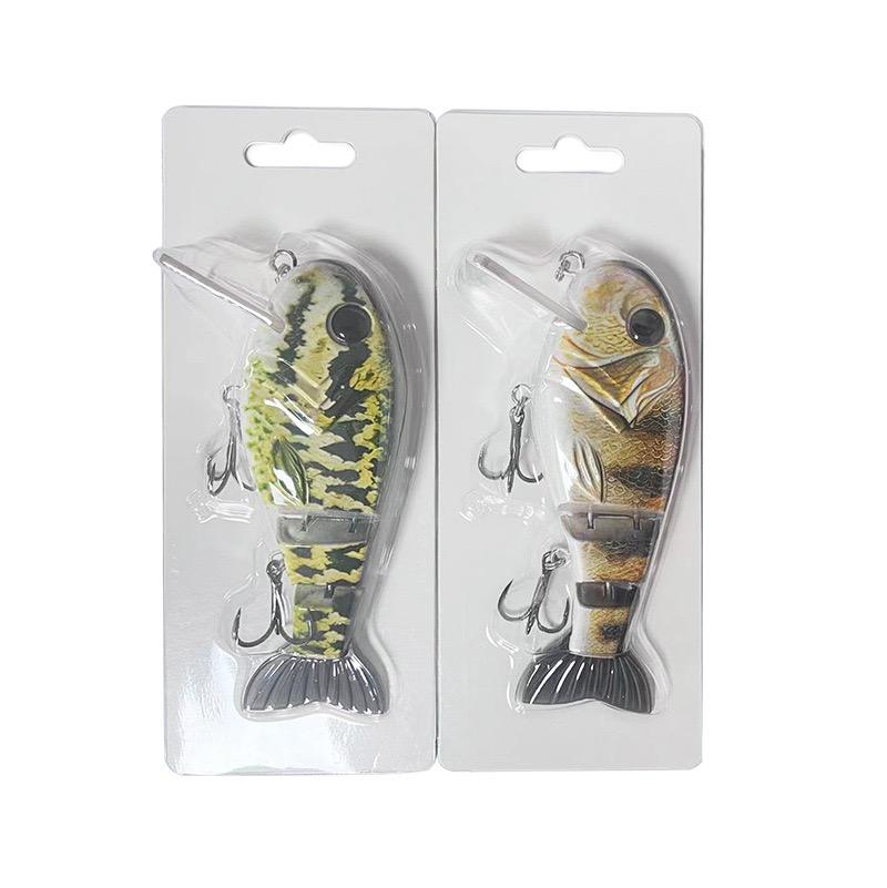 Floating Multi-Jointed ABS Hard Lure with Soft Tail 12.5 cm / 50 g for Drift Fishing in Lakes Rivers Streams Pike – Hard Lure – view 5