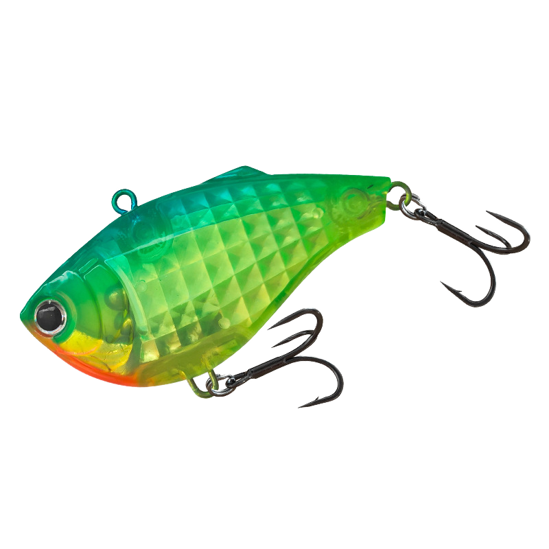 60mm Sinking Vibration Lure, 1/2 oz Treble Hook Swimbait, Laser Prism Reflective Hard Bait, Suitable for Fresh & Salt Water – Hard Lure – view 3