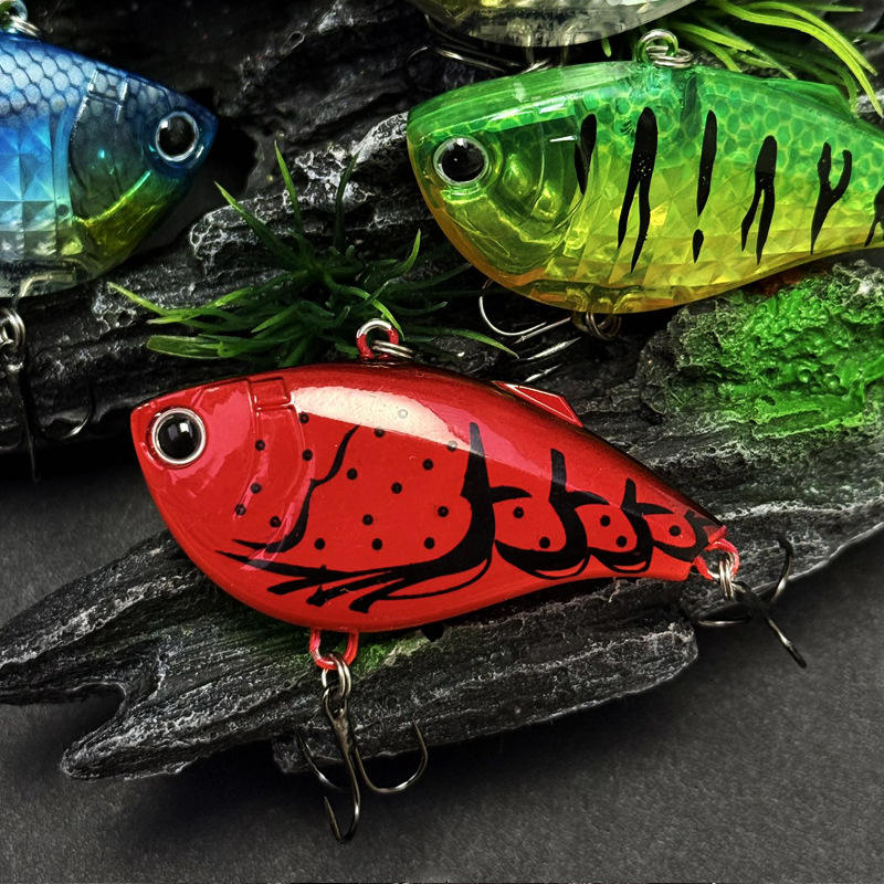 New VIB Lure 60mm 14.7g Vibrating Artificial Swimbait PVC/ABS Hard Plastic Crankbait Fishing Tackle for Bass Ocean Boat Fishing – Hard Lure – view 3