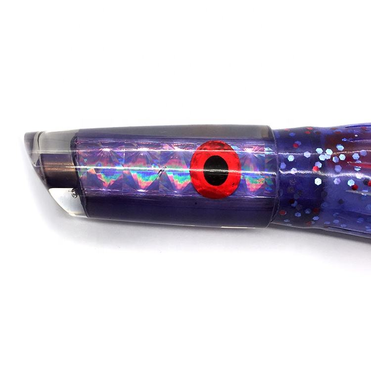 Resin Head Trolling Lure, Kona Octopus Skirt, Big Game Fishing Tackle, Saltwater Swimming Bait – Fishing Lure – view 4