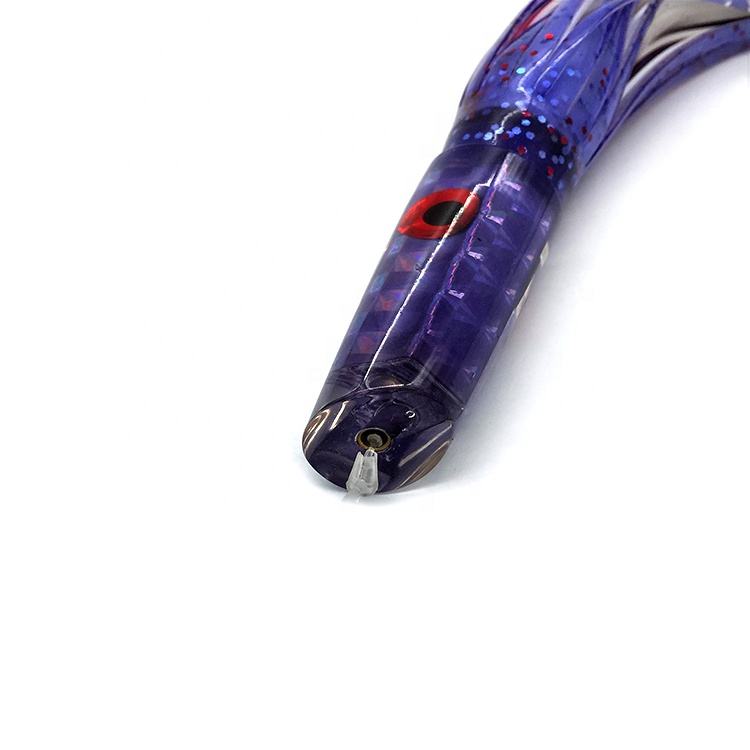 Resin Head Trolling Lure, Kona Octopus Skirt, Big Game Fishing Tackle, Saltwater Swimming Bait – Fishing Lure – view 3