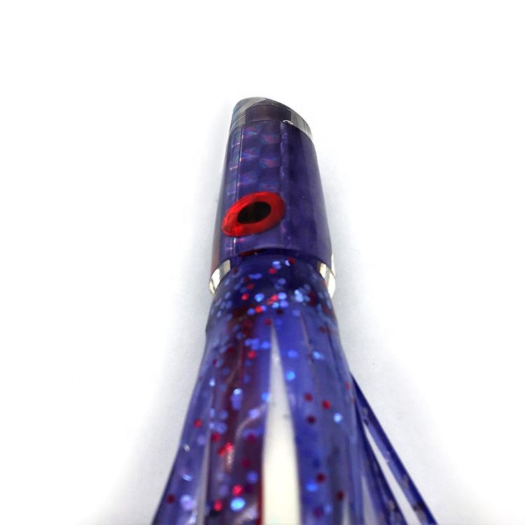 Resin Head Trolling Lure, Kona Octopus Skirt, Big Game Fishing Tackle, Saltwater Swimming Bait – Fishing Lure – view 2