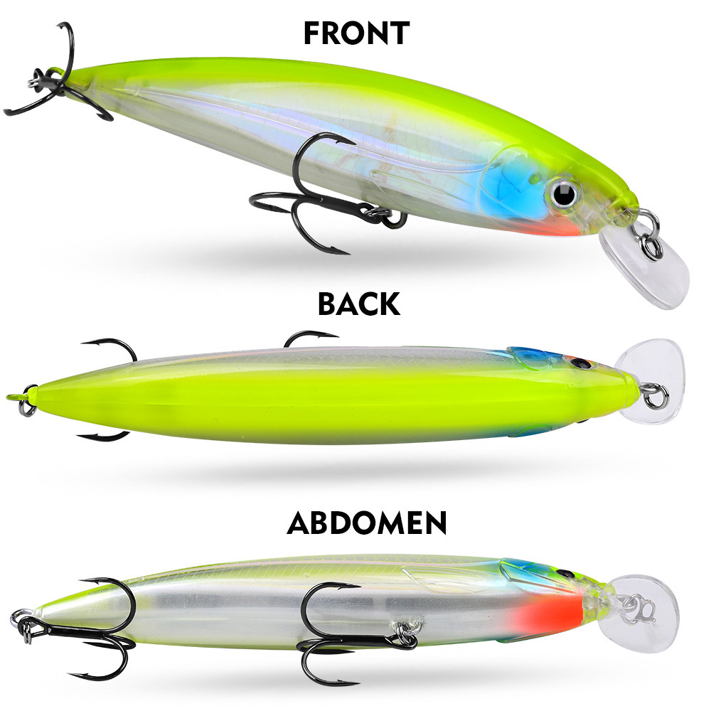 Giant Game Floating Minnow Lure 16cm 40g ABS Bionic Hard Plastic Fishing Bait for Ocean Boat River & Lake Long-Cast Minnow – Hard Lure – view 4