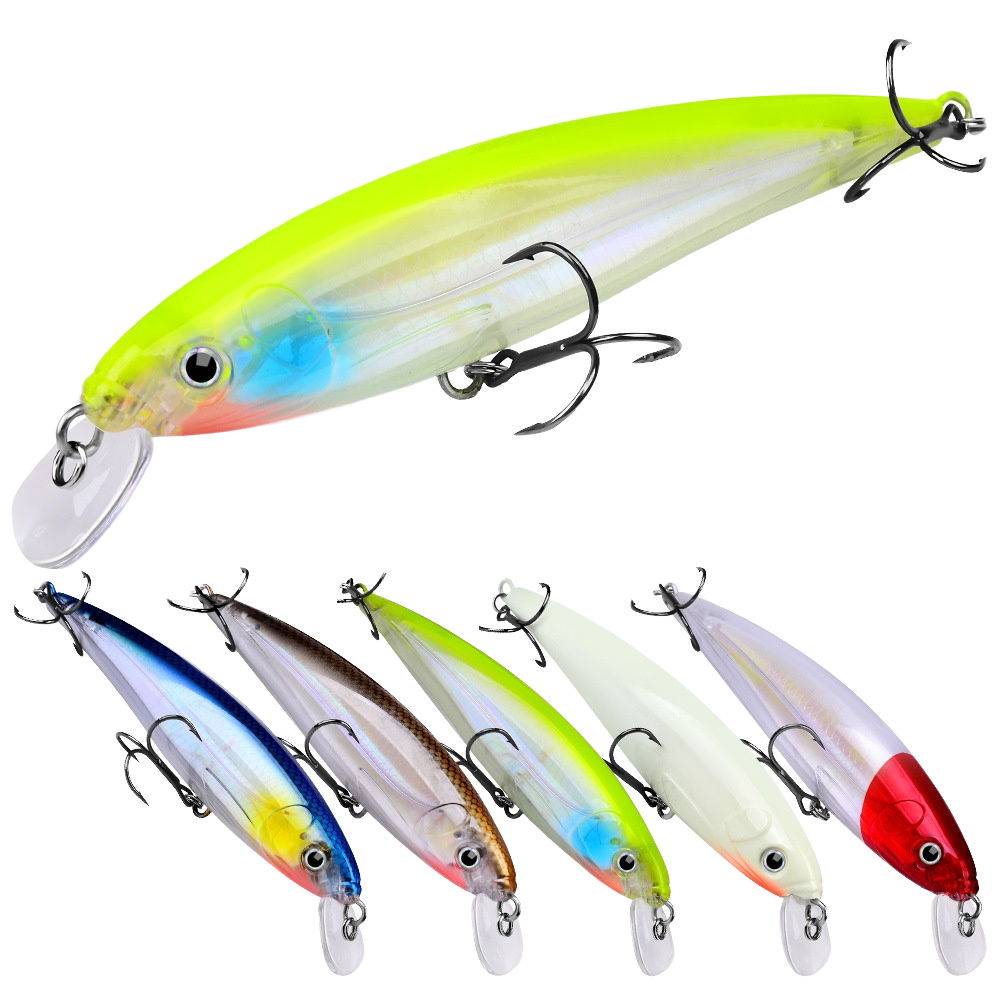 Giant Game Floating Minnow Lure 16cm 40g ABS Bionic Hard Plastic Fishing Bait for Ocean Boat River & Lake Long-Cast Minnow – Hard Lure – view 1