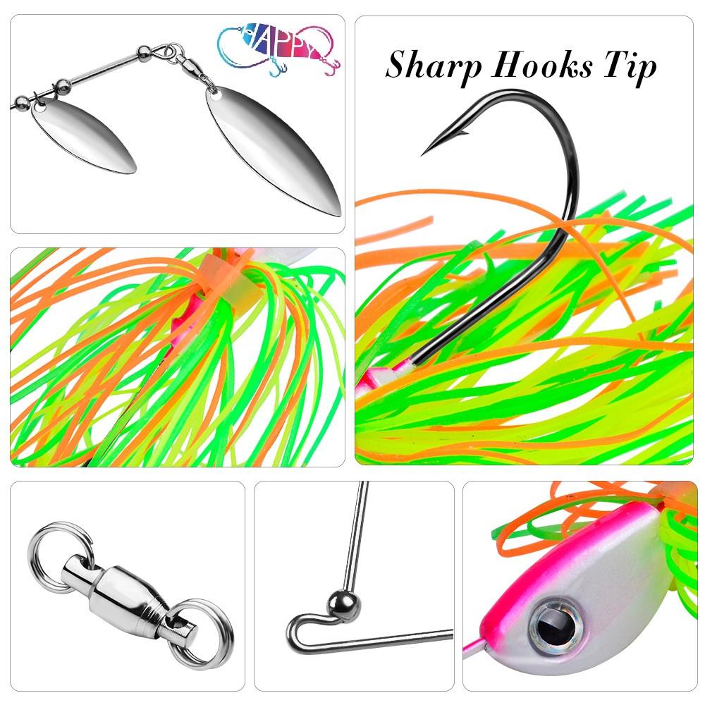 Artificial Bee Fish Lure Metal Jig with Rubber Skirt Bass & Pike Bait for Ocean Boat Fishing River Lake & Stream 15g/30g – Fishing Lure – view 5