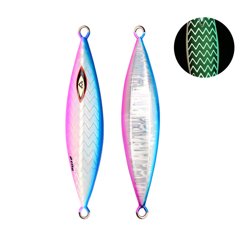 Funadaiko Custom 260g Lead Glow Jig Lures for Bass & Marlin Ocean Boat Fishing Artificial Hard Bait for Saltwater Fish – Hard Lure – view 2