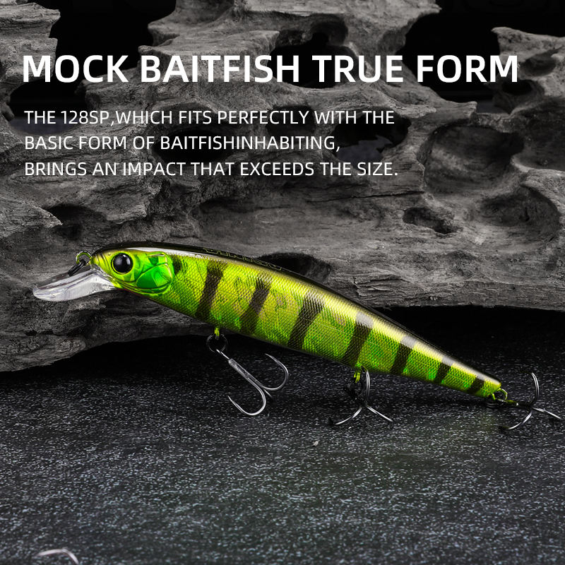 SWORDFISH Ten-color Dazzling Floating Micro-minnow Lure ABS Printed Artificial Live Bait Topwater Bass Sound Saltwater Fishing – Fishing Lure – view 2