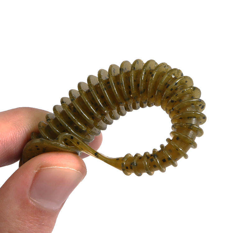CHEERY 12cm 8.5g 3D Eyes Paddle Tail Swim Baits Artificial Soft Bait Fishing Lure for Marlin Perch Carp & Bass-River & Ocean Use – Worms & Grubs – view 5