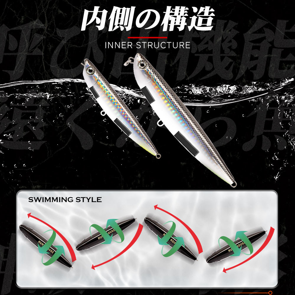 Bionic Floating Pencil Lure Artificial Hard Bait Hooks for Long Casting Freshwater Sea Fishing Sea Bass Large Quantity Discount – Hard Lure – view 4