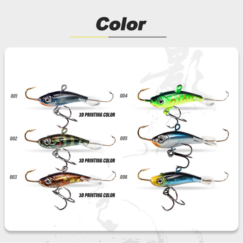 D1 Ice Fishing Balancing Vibration Artificial Hard Bait 43mm/105g Subsurface VIB for Bass Freshwater Fish Without Hooks – Hard Lure – view 3