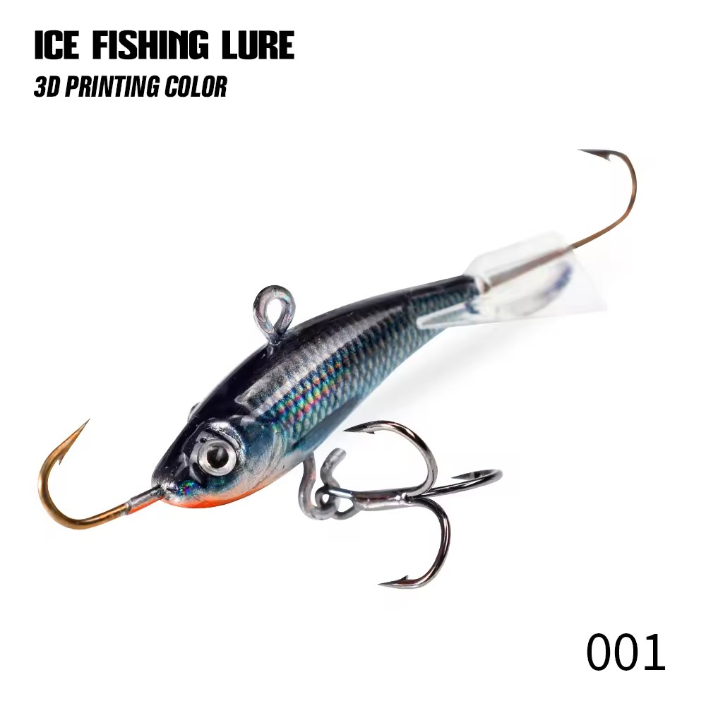 D1 Ice Fishing Balancing Vibration Artificial Hard Bait 43mm/105g Subsurface VIB for Bass Freshwater Fish Without Hooks – Hard Lure – view 1