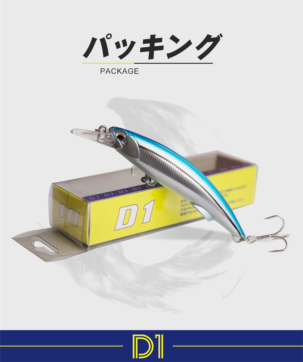 D1 Heavy-Duty Subsurface Minnow Artificial Hard Bait 100g Lure for Long-Casting Sea Bass Fishing Without Hooks – Hard Lure – view 2