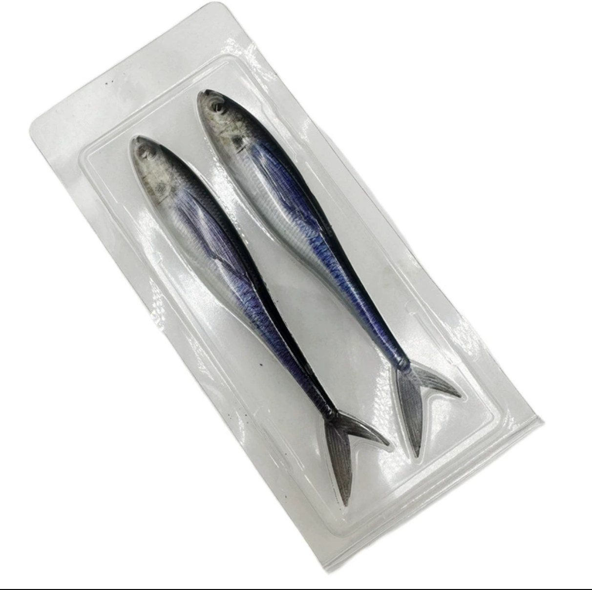 CHEERY Printed 12cm 3D PVC Fork Tail Soft Lure for Saltwater Fish Ocean Boat River Lake Sea Stream Fishing – Soft Lure – view 5