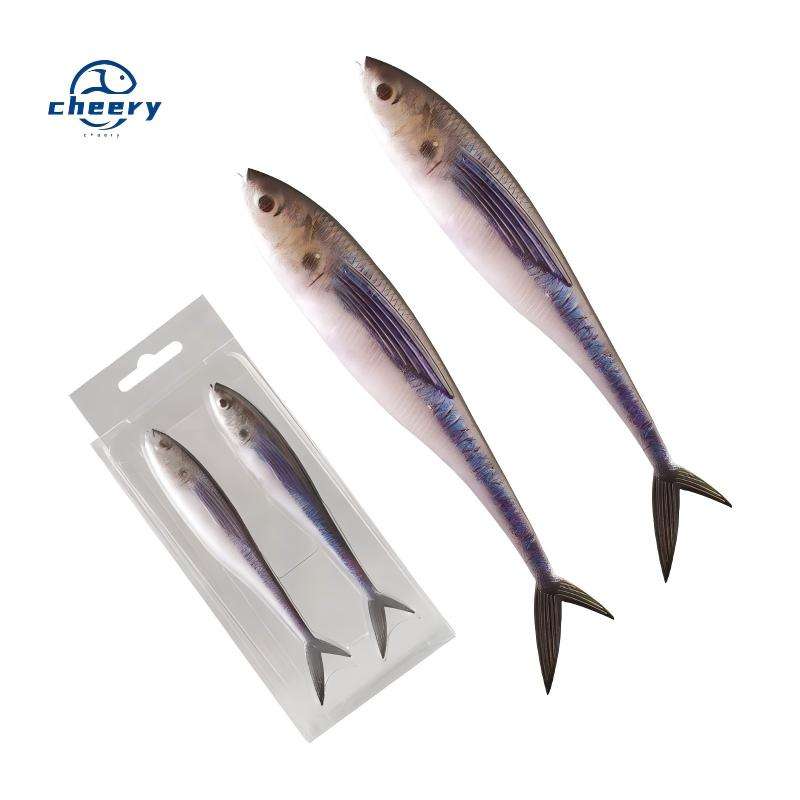 CHEERY 3D Printed Silicone Soft Swim Bait Fishing Lure for Zander Pike Bass Trout Bluegill & Snapper-Freshwater & Saltwater Use – Worms & Grubs – view 4