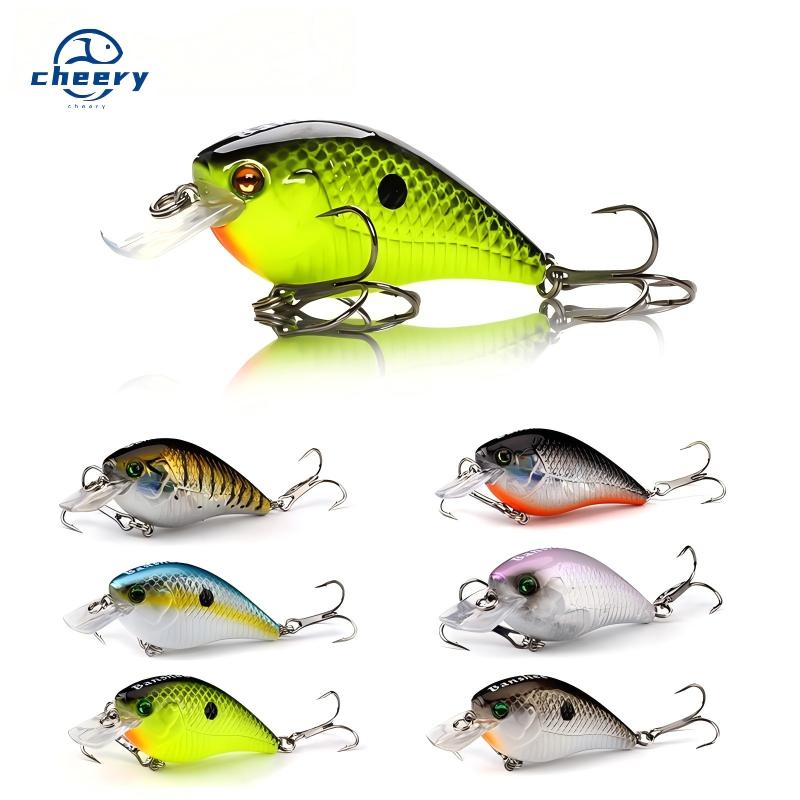 Cheery Outdoor Sports Fishing Floating ABS Crank Lure Cross-border Minnow Artificial Hard Bait 60mm/12g – Crankbait – view 1