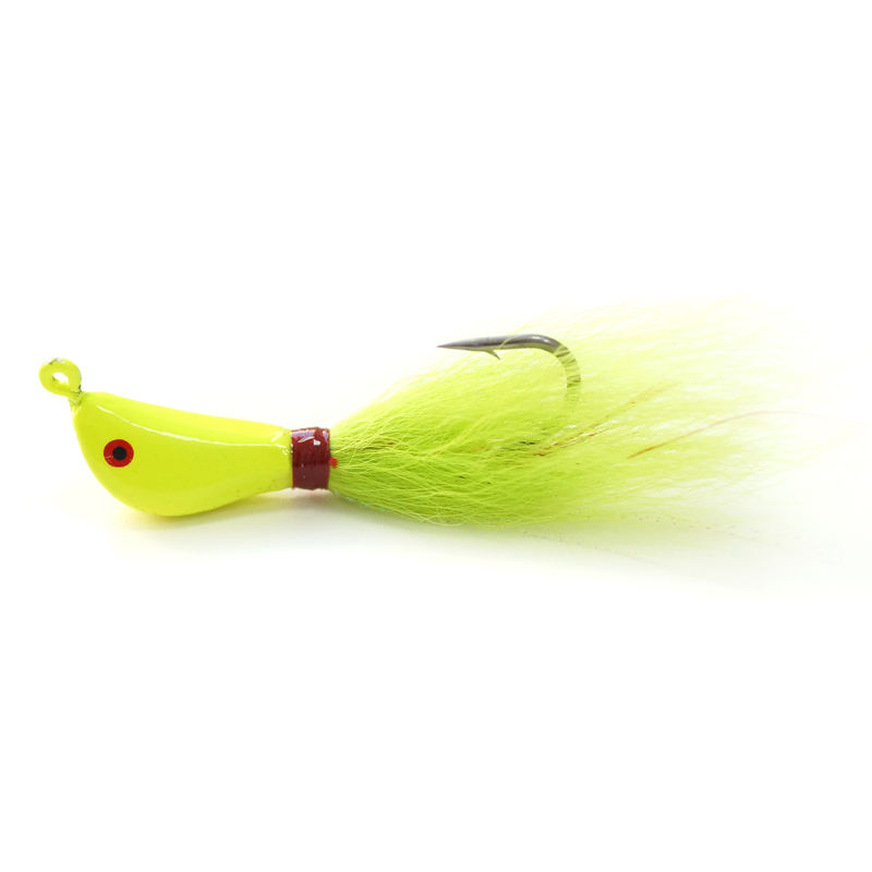 Cheery Hot Sale 10g 3/8oz Holographic Bucktail Jig Kit with Lead Sinker & Black Nickel Hook for Saltwater Fish Fishing Lure – Metal Lure – view 5