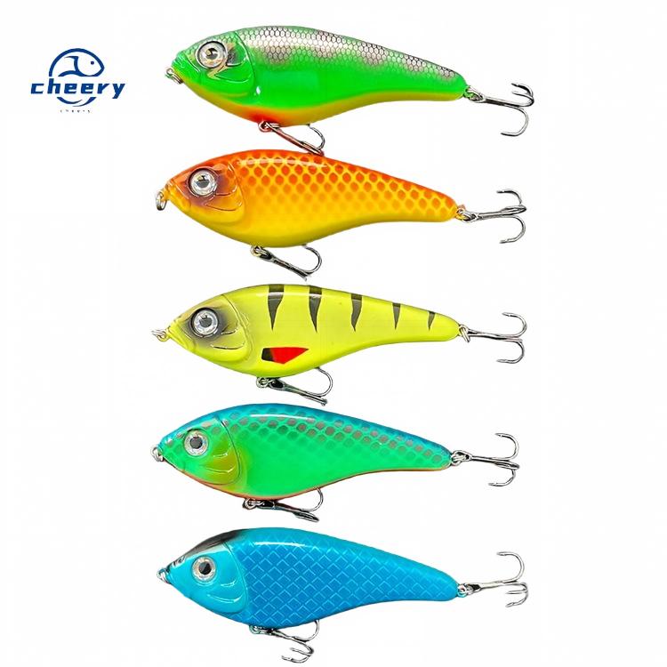 Cheery VIB Vibrating Sinking Lure with Hooks High Gloss Reflection Coating Long Cast Artificial Hard Bait for Salmon – VIB – view 1