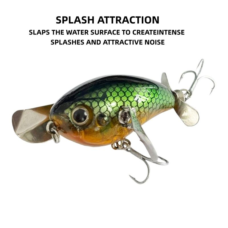 Cheery Micro Finesse Water Cicada Floating Surface Lure ABS Material 45mm/7g Bionic Fishing Bait for Bass – Crankbait – view 5