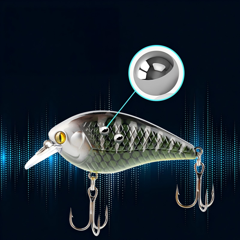 Cheery Factory Wholesale Short Lip Crankbait Floating Bionic Hard Fishing Lure Wobbler Fishing Tackle for Zander Pike 60mm/12g – Crankbait – view 2