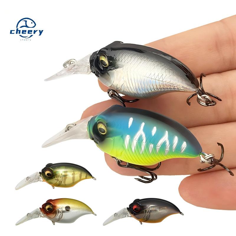 Cheery 42mm/6g ABS Artificial Hard Bait Crankbait Fishing Lure for Pike and Perch in Freshwater Streams – Crankbait – view 1