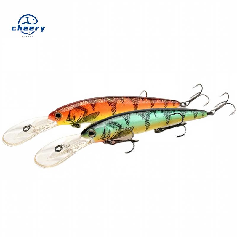 Cheery 20-Color Deep Cornea Trolling Lure 125mm 19g Floating Crankbait for Saltwater Fish Marlin Pike Fishing Excellent – Minnow – view 1