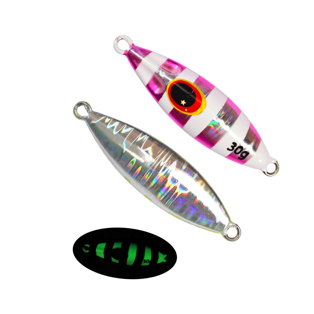 Cheery Deep Sea Slow Pitch Jig 20-120g Slow Sinking Baitcasting Jig Lure Offshore Sea Fishing Saltwater Fish Artificial Bait – Metal Jig – view 5